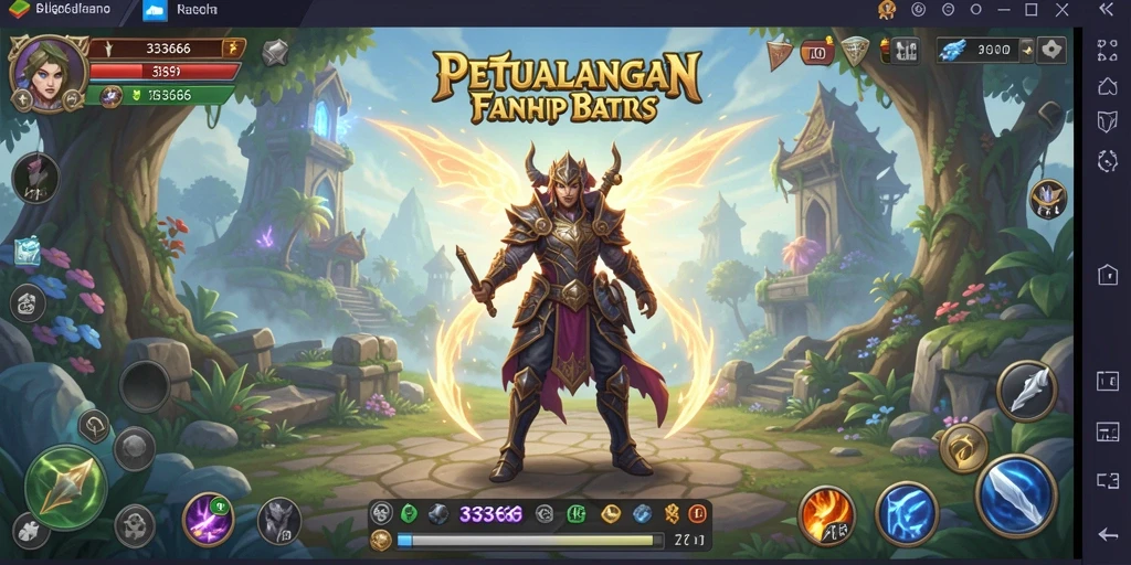Tampilan gameplay RPG yang menarik dan mendebarkan.
