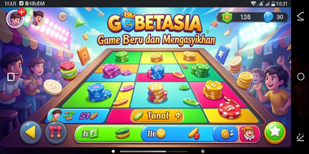 Tampilan gameplay GOBETASIA yang mengasyikkan dan penuh warna.