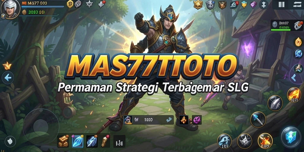 Tangkapan layar utama memperlihatkan aksi strategi mendebarkan dalam MAS77TOTO.