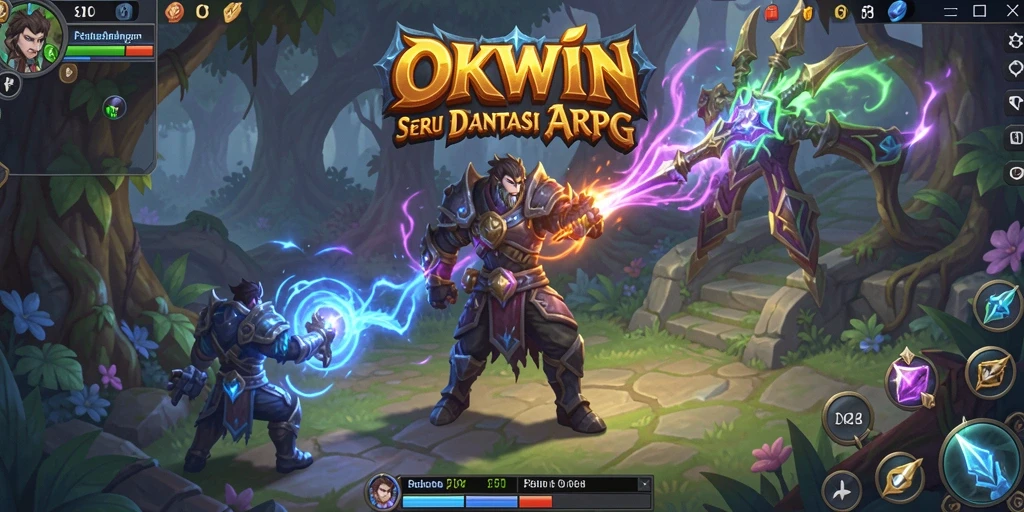 Gamplay seru dengan aksi ARPG yang menegangkan dalam OKWIN.
