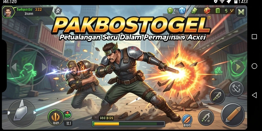 Tampilan gameplay seru dalam PAKBOSTOGEL dengan aksi mendebarkan.