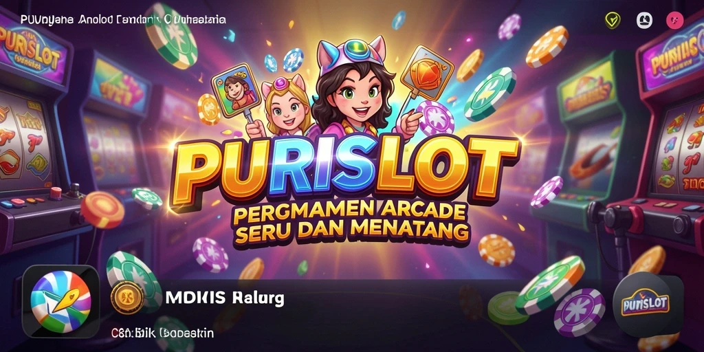 Tampilan seru gameplay PURISLOT dengan berbagai tema menarik.